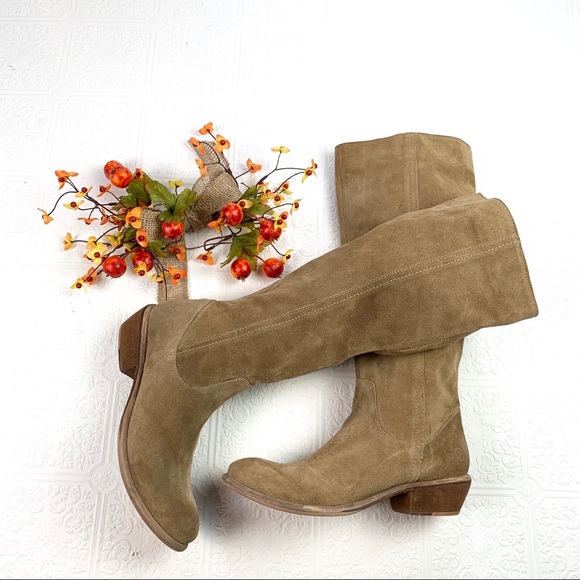 Bronx Shoes - Bronx Knee High Suede Slouch Boots SZ 41